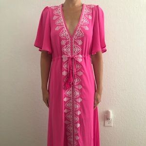 Fuschia/bright pink maxi